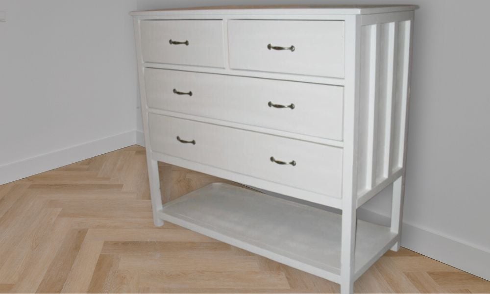 White on sale mini dresser